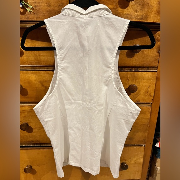Urban Outfitters Party Girl Sleeveless Shirt Button Up Size Med $45 Retail NWT - Picture 5 of 6